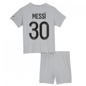 Jalkapallo Pelipaidat/Peliasut Paris Saint-Germain Messi 30 Lasten Vieraspelipaita 2022-23
